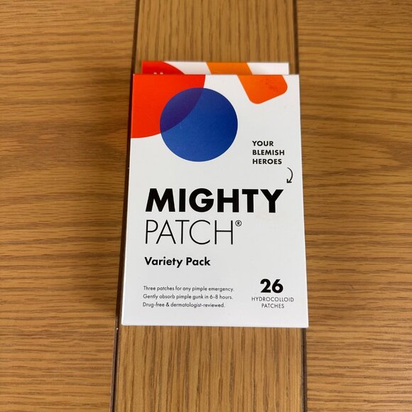 Mighty Patch 26-Count Variety Pack Hydrocolloid Acne Pimple Patches All Skin - Picture 3 of 5